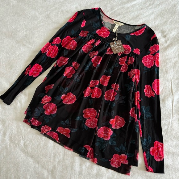 NEW Matilda Jane Winter Blooms Long Sleeve Top - Picture 5 of 9